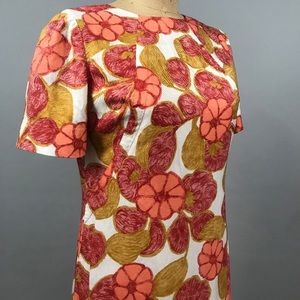 Vintage 1960 Marigold Daisy Dress